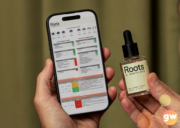 hair growth serum and app by Roots